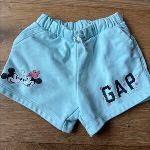 Gap x disney shorts girls 5t minnie and mickey mouse